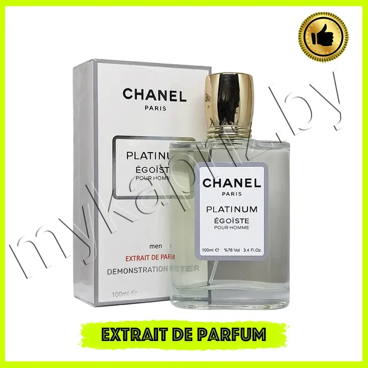 Экстракт парфюмерии Chanel Egoiste Platinum 100ml Мужской - фото 1 - id-p222665210