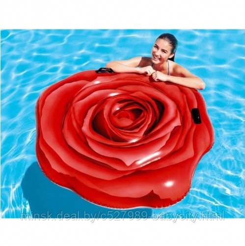 Надувной плавательный плот Intex Красная роза 58783EU - фото 2 - id-p224782692