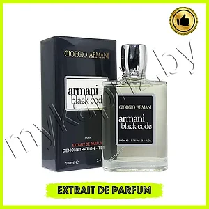 Экстракт парфюмерии Giorgio Armani Armani Black Code 100ml Мужской