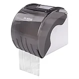 Диспенсер для бытовой туалетной бумаги LAIMA, тонированный серый, фото 5