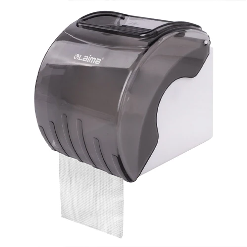 Диспенсер для бытовой туалетной бумаги LAIMA, тонированный серый - фото 5 - id-p224777135