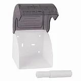 Диспенсер для бытовой туалетной бумаги LAIMA, тонированный серый, фото 7
