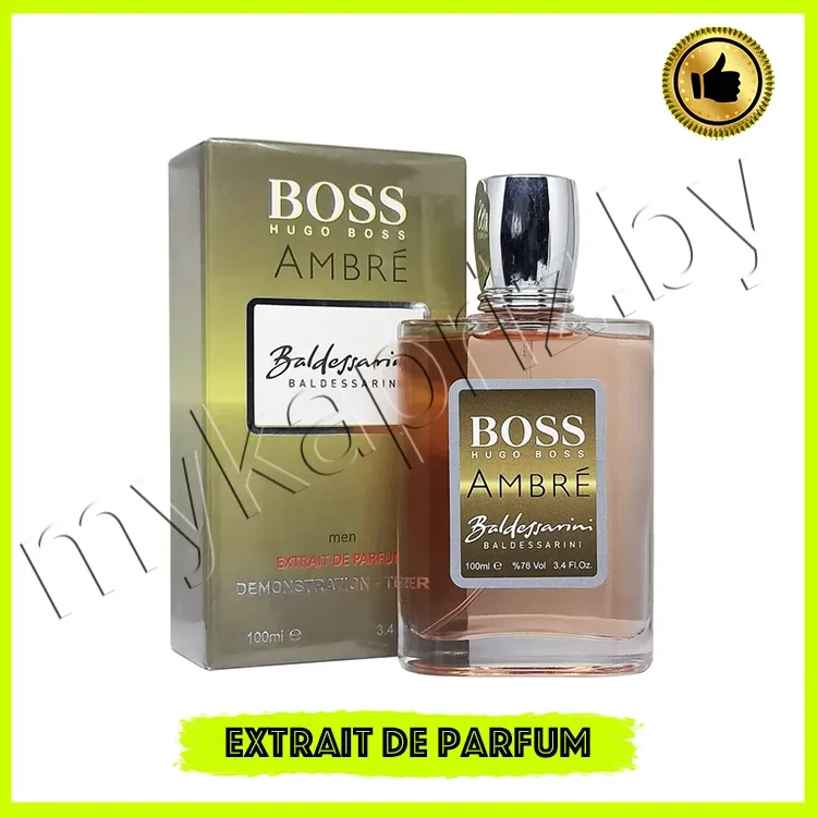 Экстракт парфюмерии Hugo Boss Baldessarini Ambre 100ml Мужской - фото 1 - id-p222697085