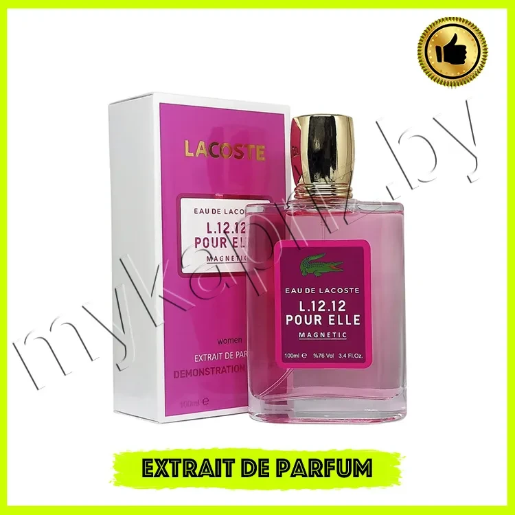 Экстракт парфюмерии Lacoste L.12.12 Pour Elle Magnetic 100ml Женский - фото 1 - id-p222697155