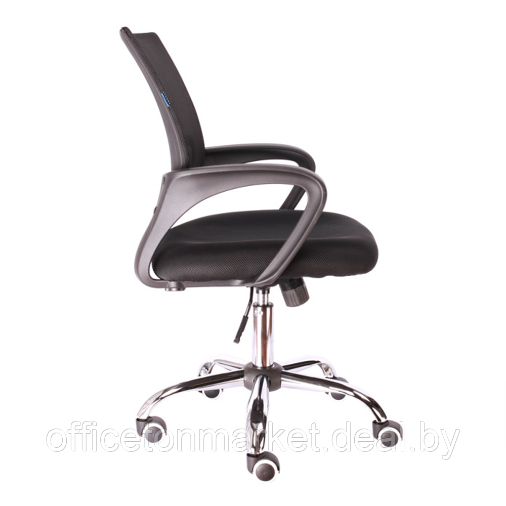 Кресло для персонала "EVERPROF EP-696", ткань, сетка, хром, черный - фото 3 - id-p224775273