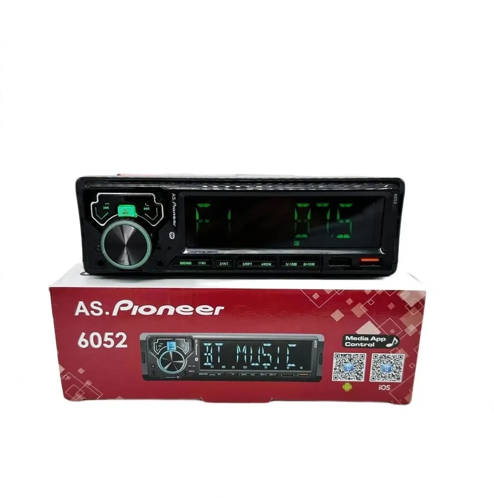 Автомагнитола AS.Pioneer 6052,с Bluetooth 24V ,1 Din - фото 4 - id-p224783101