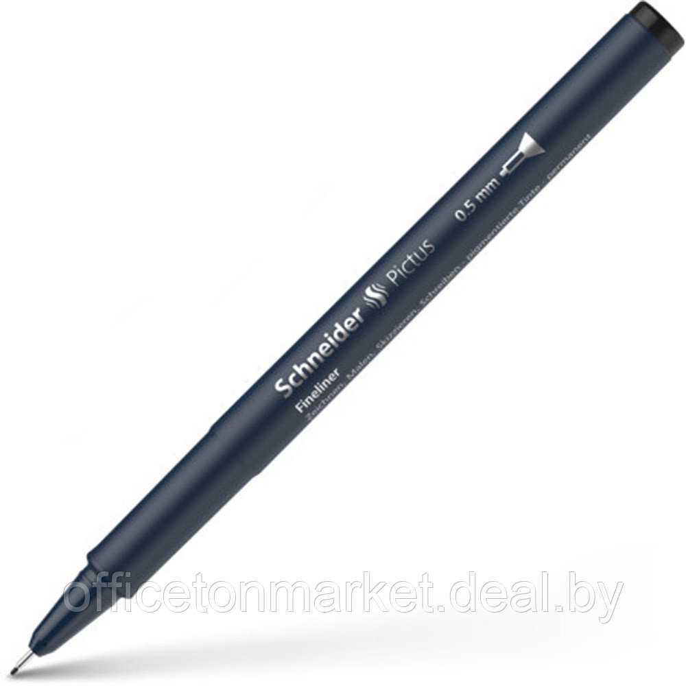 Ручка капиллярная "Schneider Fineliner Pictus", 0.5 мм, черный - фото 1 - id-p224782338