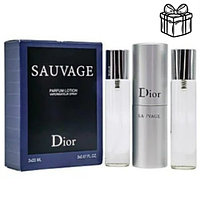 Набор духов Christian Dior Sauvage | edp 3*20 ml