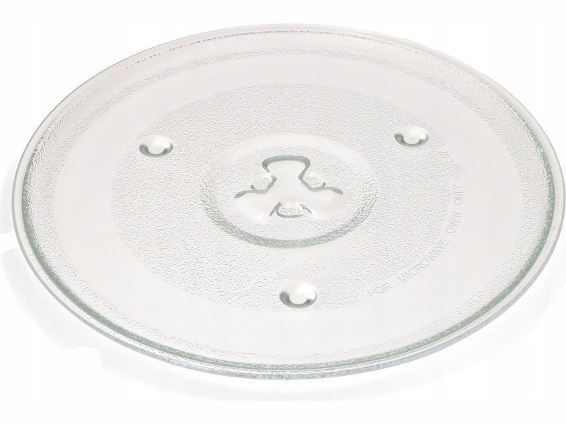 Универсальная стеклянная тарелка (поддон, блюдо) для микроволновой печи LG, Midea, Горизонт (Horizont), - фото 1 - id-p112403814