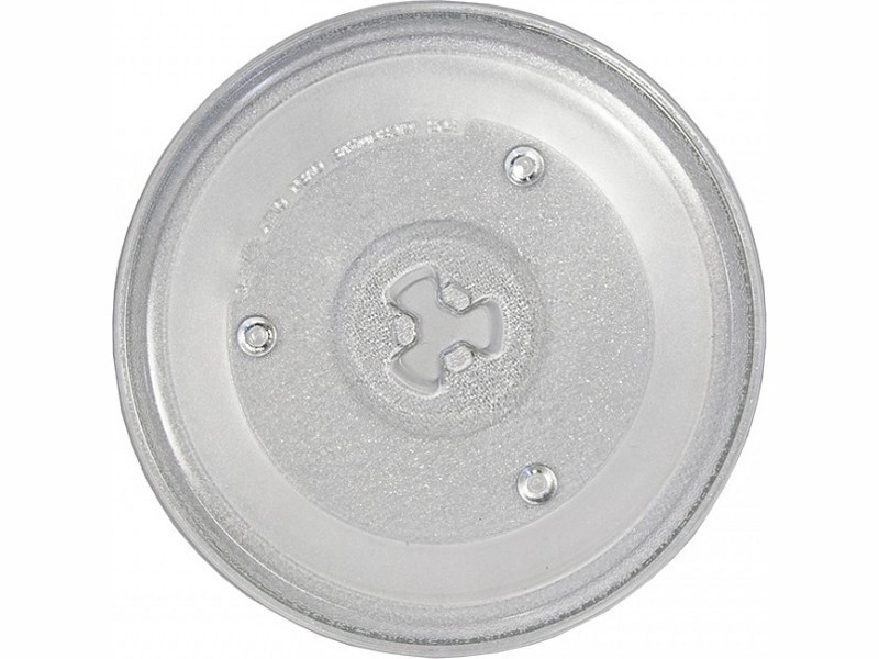 Универсальная стеклянная тарелка для микроволновой печи LG, Midea, Горизонт (Horizont), Panasonic, Vitek, Akai - фото 2 - id-p112403814