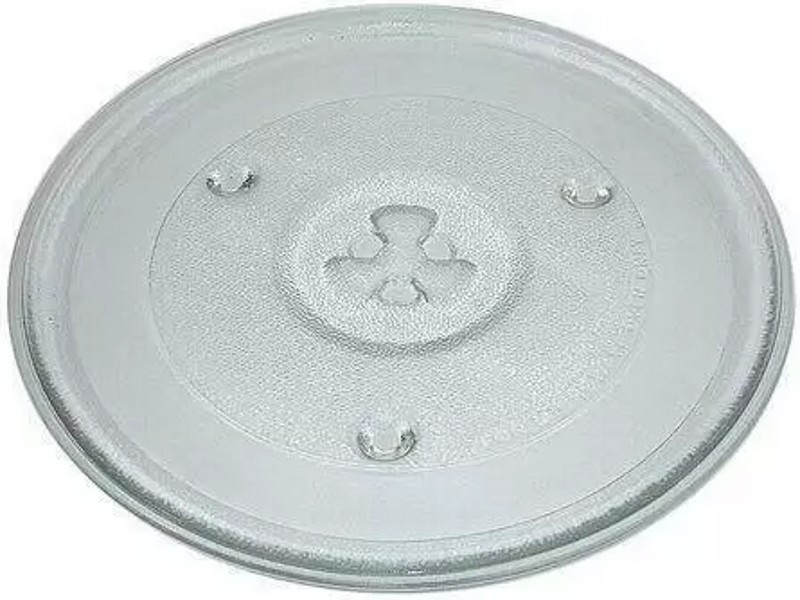 Универсальная стеклянная тарелка для микроволновой печи LG, Midea, Горизонт (Horizont), Panasonic, Vitek, Akai - фото 3 - id-p112403814