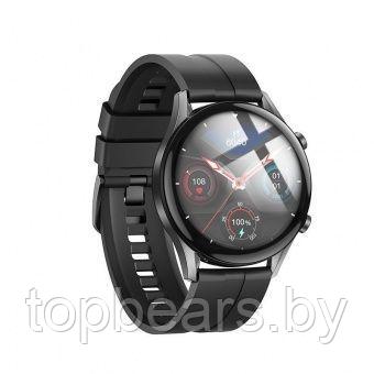 Y7 Smart watch черный hoco - фото 3 - id-p224783860