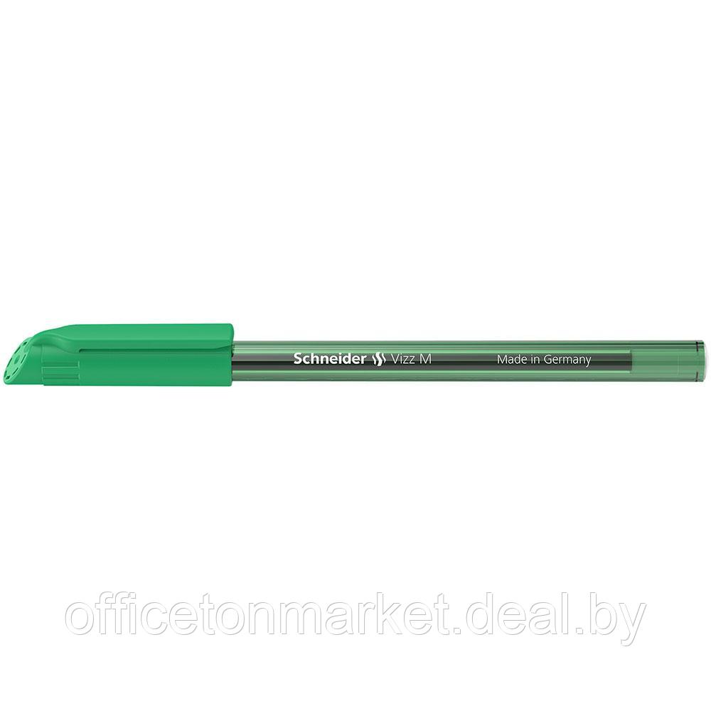 Ручка шариковая "Schneider Vizz M", зеленый, стерж. зеленый - фото 3 - id-p223026568