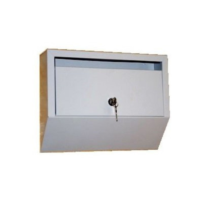 Ящик почтовый с замком, горизонтальный, «Эталон», серый - фото 1 - id-p224784353