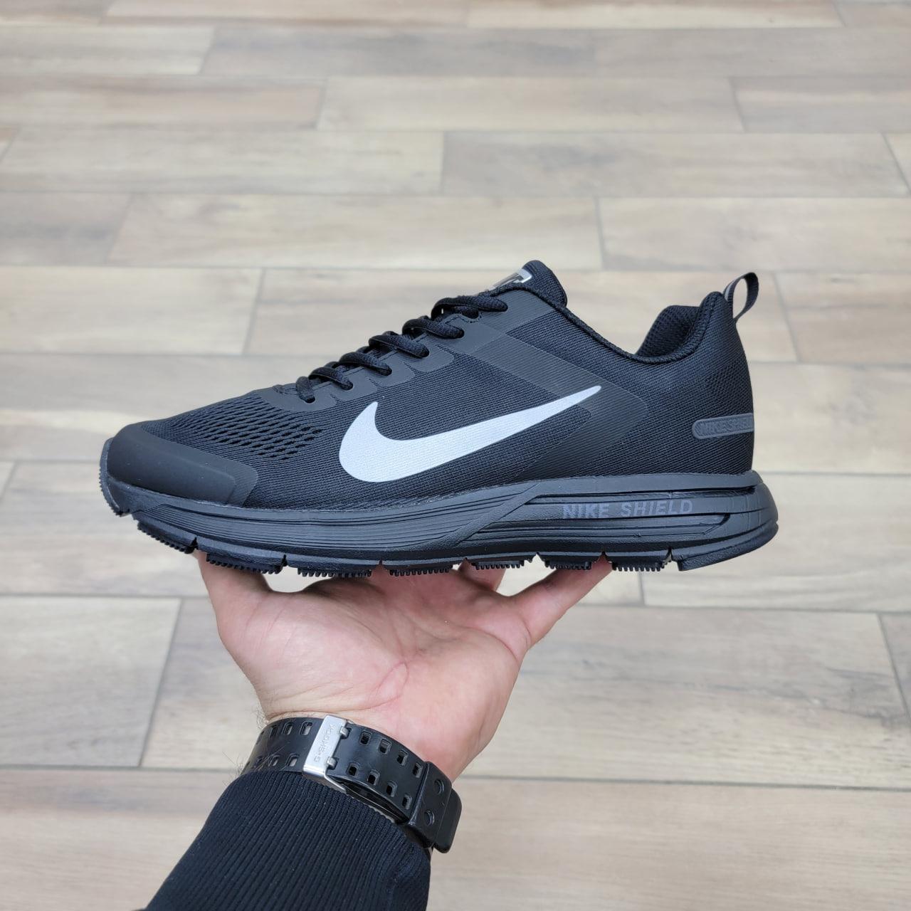 Кроссовки Nike Air Zoom Structure 17 Black White - фото 1 - id-p165359391