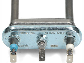 Нагревательный элемент ( ТЭН ) для стиральной машины Beko HTR001AC (Irca 1900W, прям.L=260, R9+, M155, F28,, фото 2
