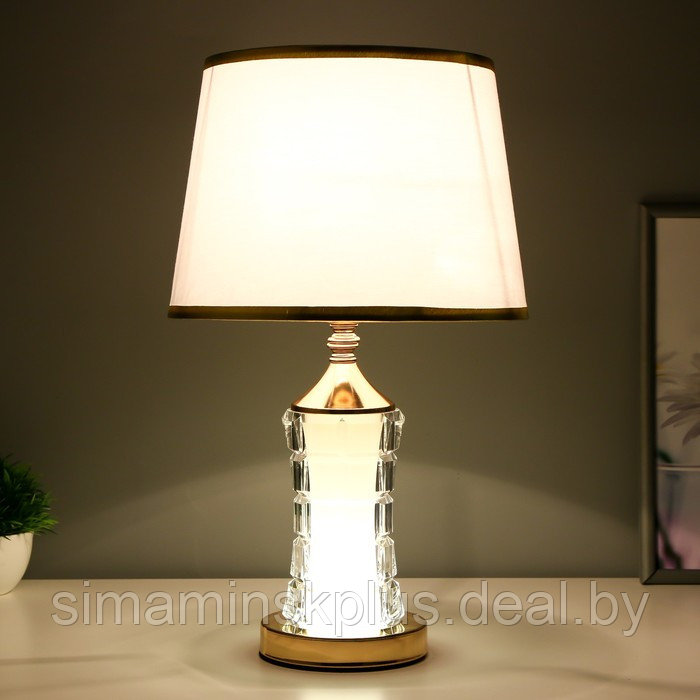 Настольная лампа с подсветкой "Фейри" Е27 40Вт золото 25х25х41 см - фото 2 - id-p224785532