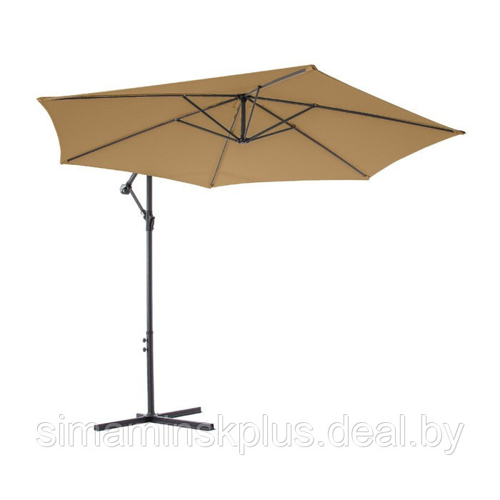 Зонт садовый 6003, цвет светло-коричневый - фото 1 - id-p224785621
