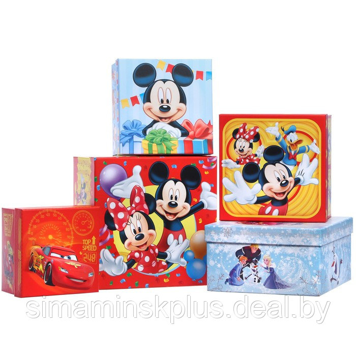 Набор коробок 5 в 1 Disney Праздник - фото 1 - id-p224785714