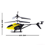 Вертолёт радиоуправляемый «Воздушный король», работает от аккумулятора, цвет жёлтый, фото 2