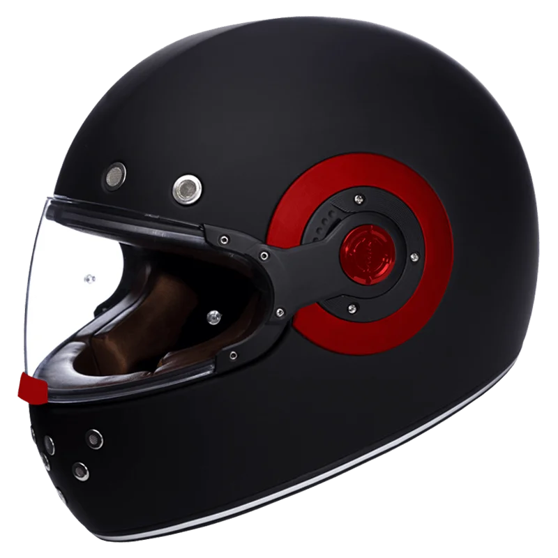 Шлем SMK RETRO MATT BLACK - фото 1 - id-p224787034