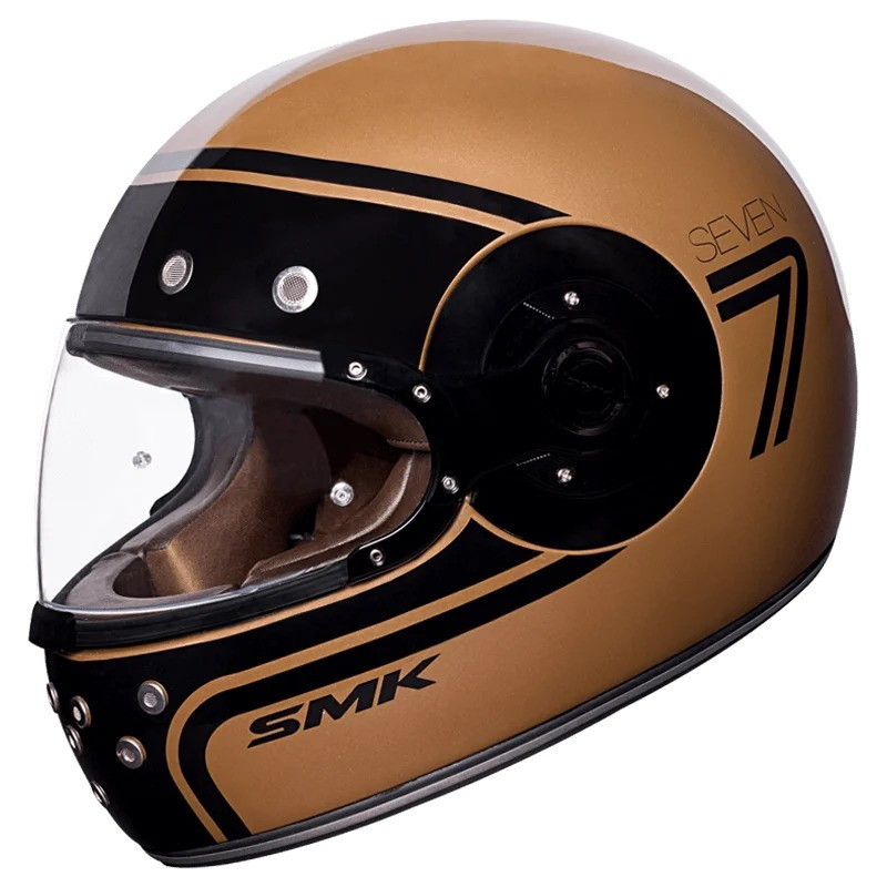 Шлем SMK RETRO MATT BLACK - фото 4 - id-p224787034