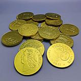 Золотые шоколадные монеты "Добыча пиратов" 5 штук / Набор шоколадных монет 125 гр., фото 4