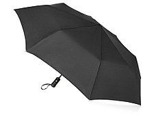 Зонт складной Ontario, автоматический, 3 сложения, с чехлом, черный, фото 2
