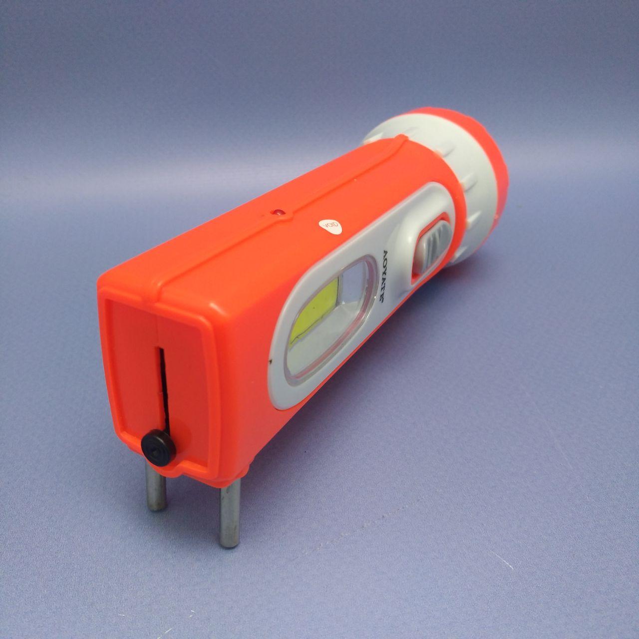 Фонарь аккумуляторный Super Led с зарядкой 220 В и солнечной батареей / Портативный фонарь 2 режима работы - фото 5 - id-p224787241