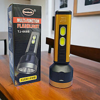 Фонарь аккумуляторный Multifunction Flashlight TJ-668А / 4 режима, LED+СОВ, USB-зарядка