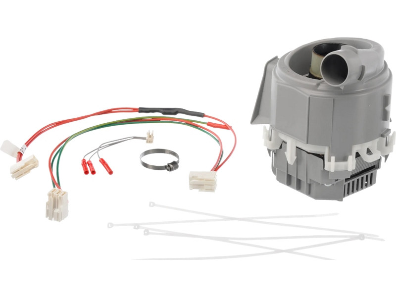 Помпа циркуляционная (насос) в сборе с проточным тэном для посудомоечной машины Bosch 00654575 (+компл. - фото 1 - id-p42841079