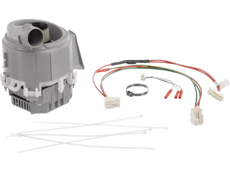 Помпа циркуляционная (насос) в сборе с проточным тэном для посудомоечной машины Bosch 00654575 (+компл. - фото 2 - id-p42841079