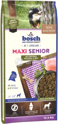 Сухой корм для собак Bosch Petfood Maxi Senior птица с рисом / 52210125 - фото 1 - id-p224792659