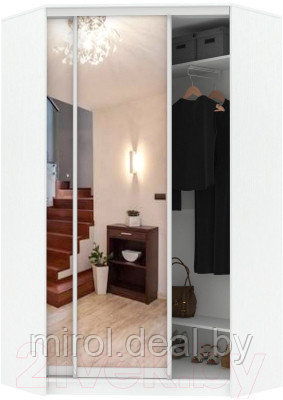 Шкаф-купе Кортекс-мебель Сенатор ШК30 Классика зеркало - фото 1 - id-p224793074