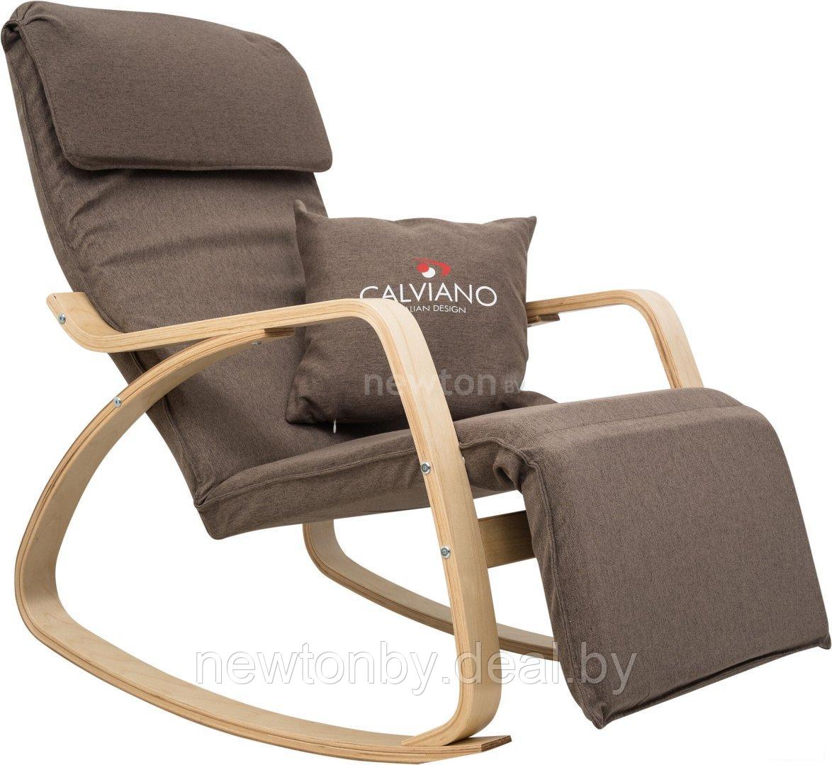 Кресло-качалка Calviano Comfort 1 (коричневый) - фото 1 - id-p224793341