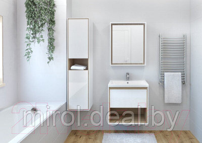 Шкаф-полупенал для ванной Cersanit Louna / SP-SL-LOU/Wh - фото 5 - id-p224793723