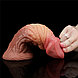 Широкий фаллос с ярко выраженным рельефом и большой головкой Lovetoy Silicone Cock 18 см, фото 4