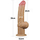 Реалистичный фаллос с высоко посаженной мошонкой Lovetoy Silicone Cock 30 см, фото 4