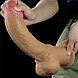 Реалистичный фаллос с высоко посаженной мошонкой Lovetoy Silicone Cock 30 см, фото 7