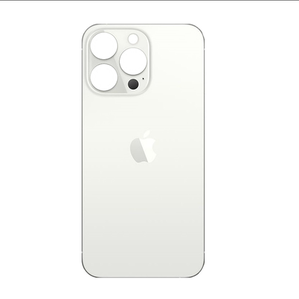 Задняя крышка для Apple iPhone 13 Pro Max (широкое отверстие под камеру), белая, фото 2
