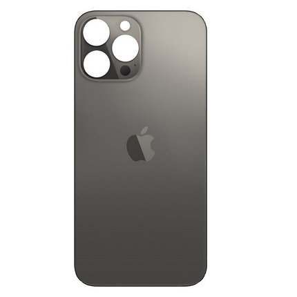 Задняя крышка для Apple iPhone 13 Pro Max (широкое отверстие под камеру), черная, фото 2