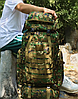 Мужской рюкзак тактический 80л, туристический, походный, на охоту, на рыбалку, фото 2
