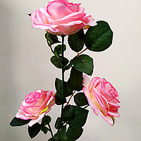 Ветка розы 70 см, розовый