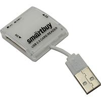 Картридер Smartbuy SBR-713-W USB2.0 MMC/SDHC/microSDHC/MS(/Pro/Duo/M2) Card Reader/Writer