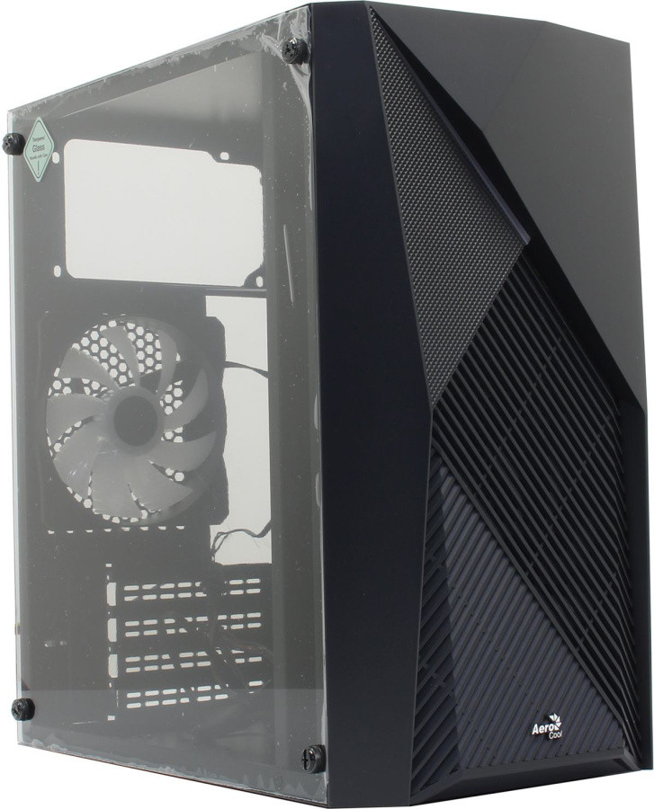 Корпус Aerocool Raider Mini-G-BK-v2 Black Mini Tower (Micro ATX/mini-ITX, без БП, SPCC, HD Audio, USB3.0 x1,