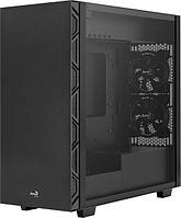 Корпус Miditower Aerocool Flo Saturn FRGB-G-BK-V1 Black ATX без БП с окном