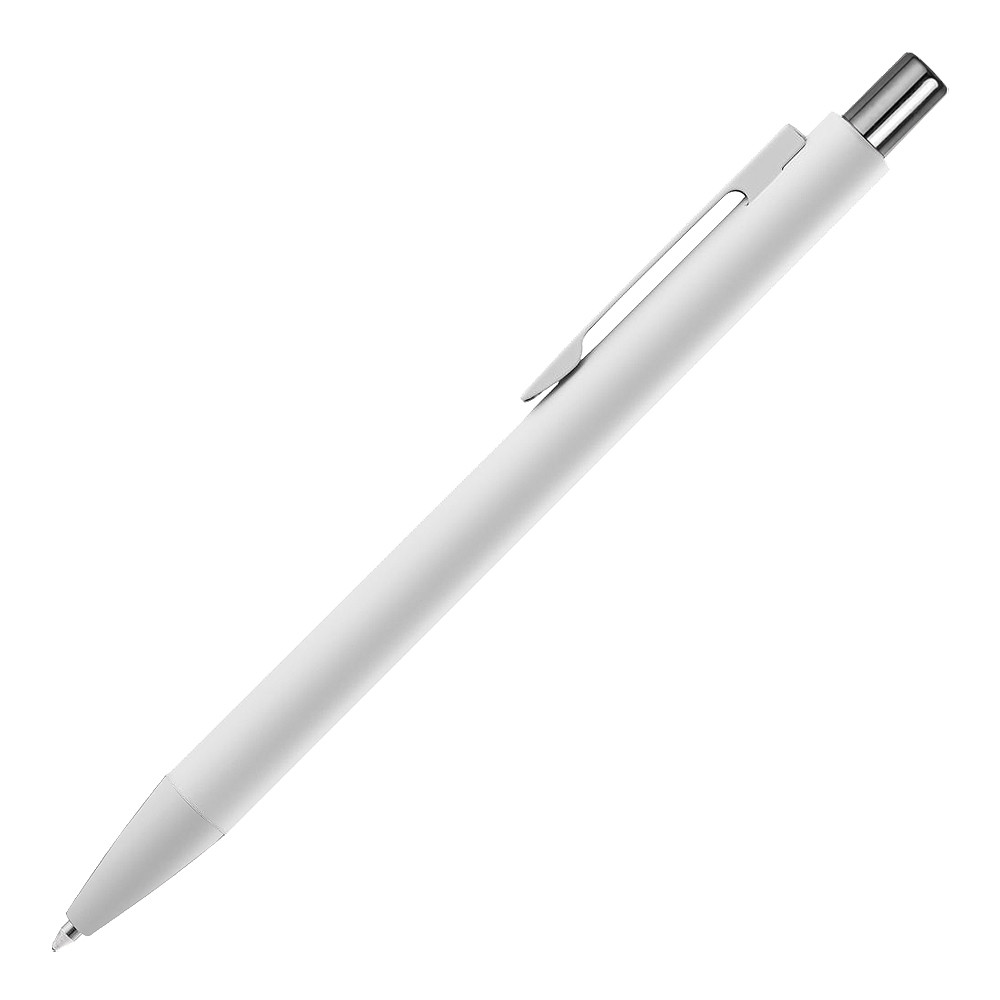Ручка шариковая Snap матовая, металлическая, белая/серебристая - фото 1 - id-p224804994