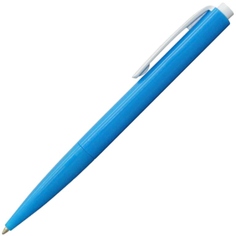 Ручка шариковая, пластиковая, голубой/белая, Танго - фото 1 - id-p224805005