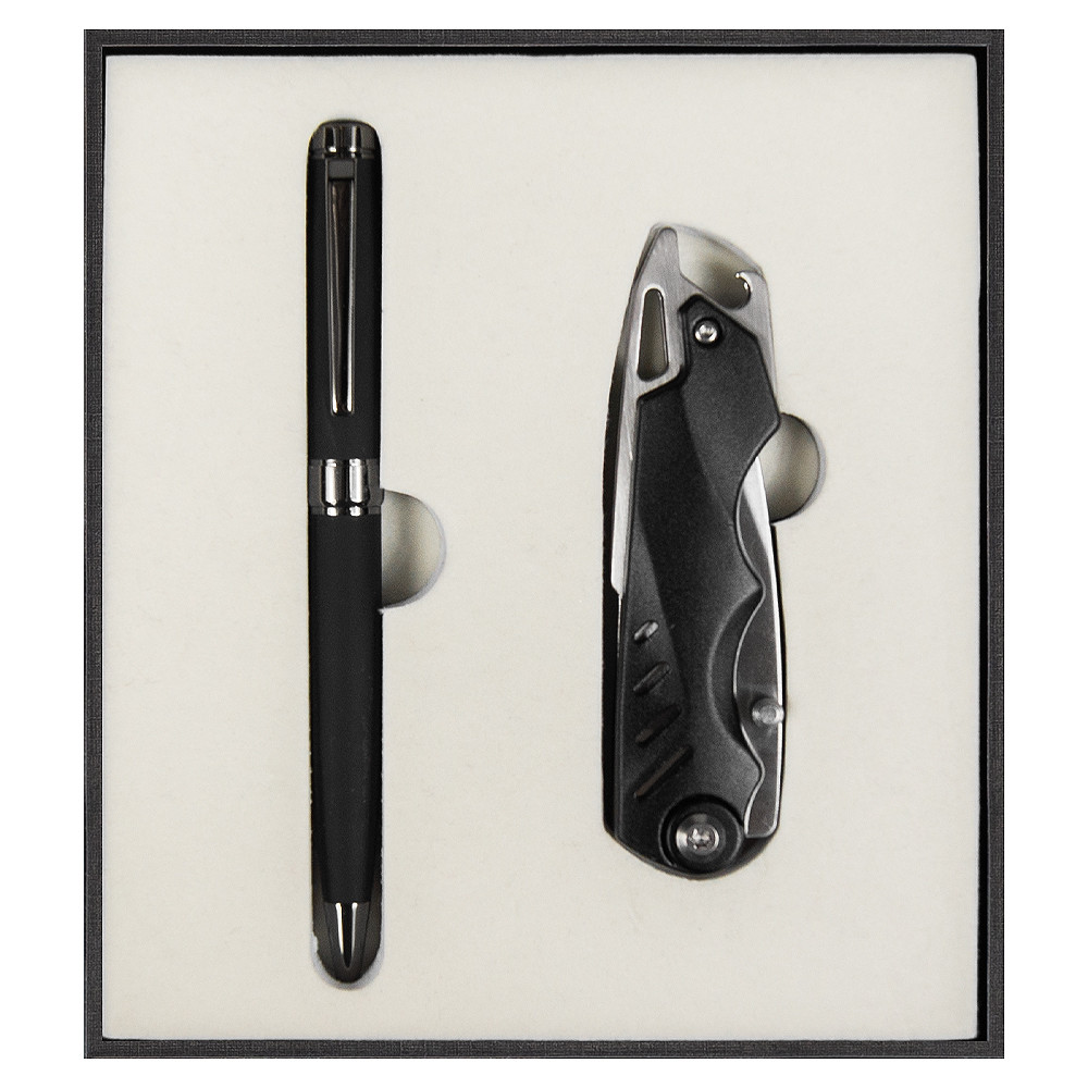 Набор подарочный Solution Superior Duo (ручка Diplomat металлическая, нож Tools Impression)