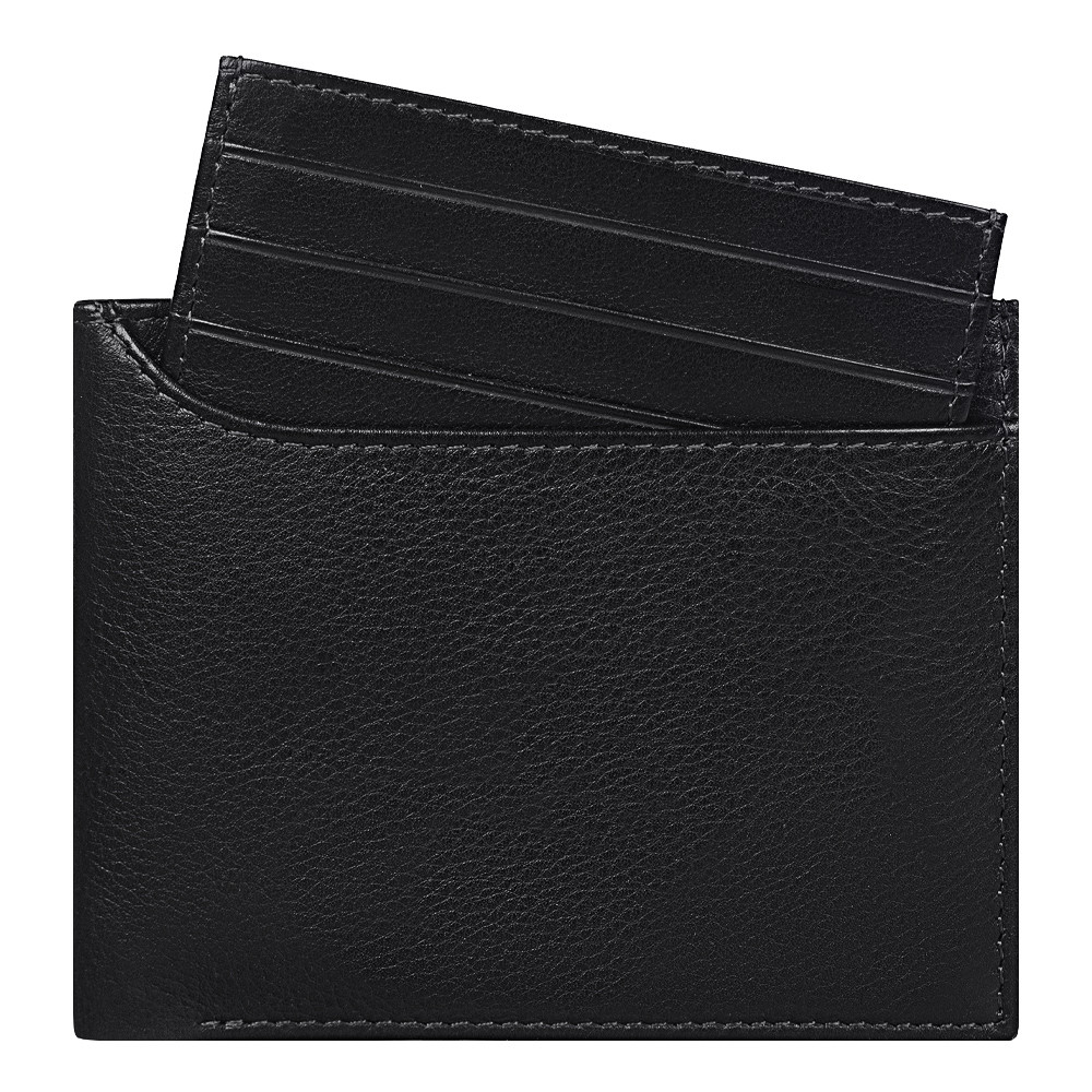 Кошелек с картхолдером для кредитных карт Leather Dream из нат. кожи, черный - фото 1 - id-p224807152